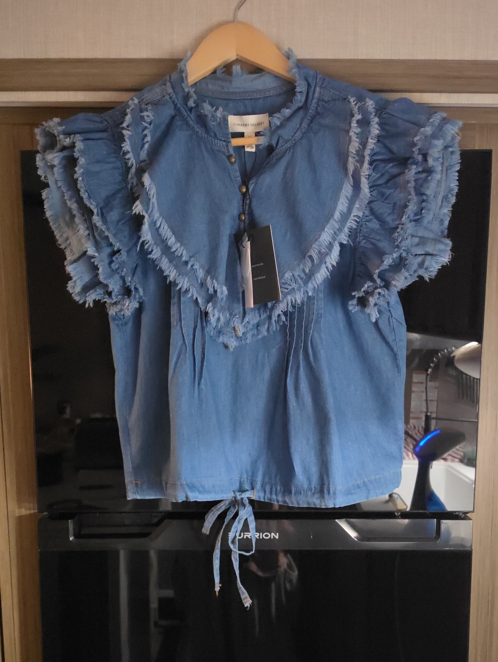 🦋NWT, "THE OFFICER BLOUSE" BY " CURRENT ELLIOTT" 🦋